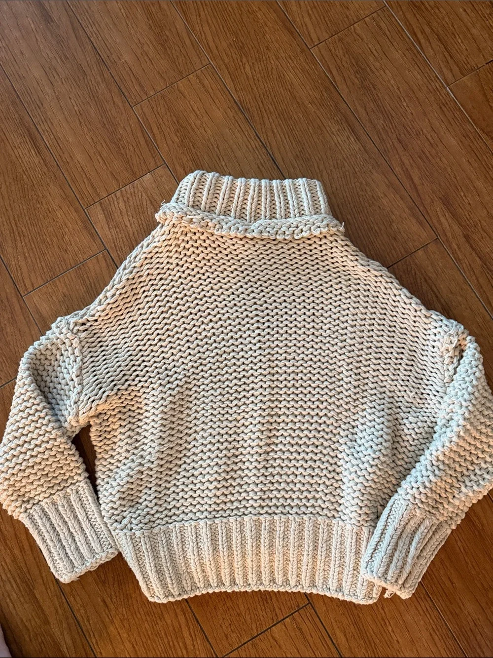 Free People My Only Sunshine Chunky Knit Sweater- size XS